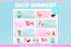 Fun & Colorful Shop Banners