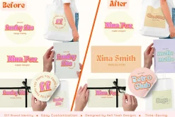 Funky Retro Logo Branding Kit
