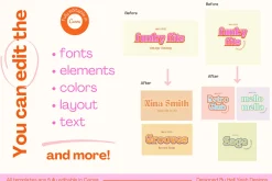 Funky Retro Logo Branding Kit