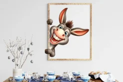 Funny Animals Peeking Around Corner