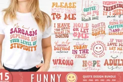 Funny Sarcasm SVG Bundle