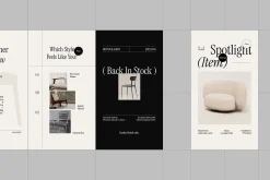 Furniture Instagram Template Pack