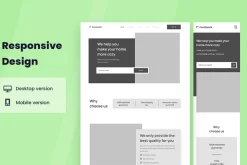 Furniture Store Wireframe Website