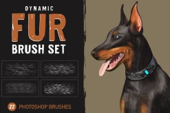 Fur Photoshop Brushes v2