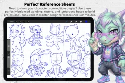 Furry Chibi Bases Procreate Stamps