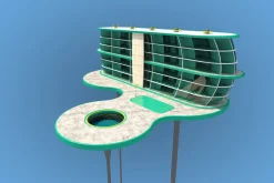 Futuristic Architecture Skyscraper #