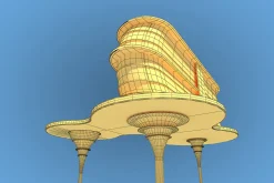 Futuristic Architecture Skyscraper #