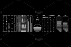Futuristic HUD elements