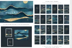 Galaxy & Landscape Modern Bundle