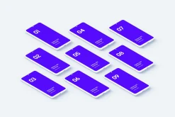 Galaxy S22 - 20 Clay Mockups Scenes
