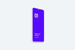 Galaxy S22 - 20 Clay Mockups Scenes