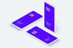 Galaxy S22 - 20 Clay Mockups Scenes