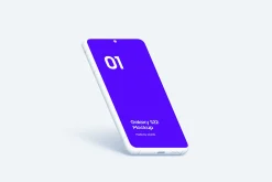 Galaxy S22 - 20 Clay Mockups Scenes