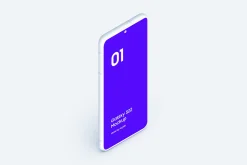 Galaxy S22 - 20 Clay Mockups Scenes