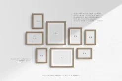 Gallery Wall Mockup | 8 Frames
