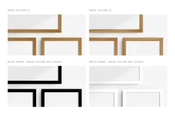 Gallery Wall Mockup | 8 Frames