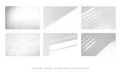 Gallery Wall Mockup | 8 Frames