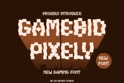Gamebid Pixely - Game Font