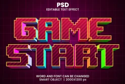 Game zone 3d Text Effect Style