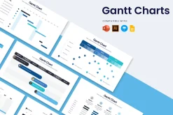 Gantt Chart Infographics