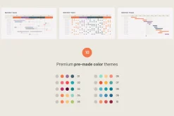 Gantt Chart Keynote Templates