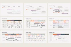 Gantt Chart Keynote Templates
