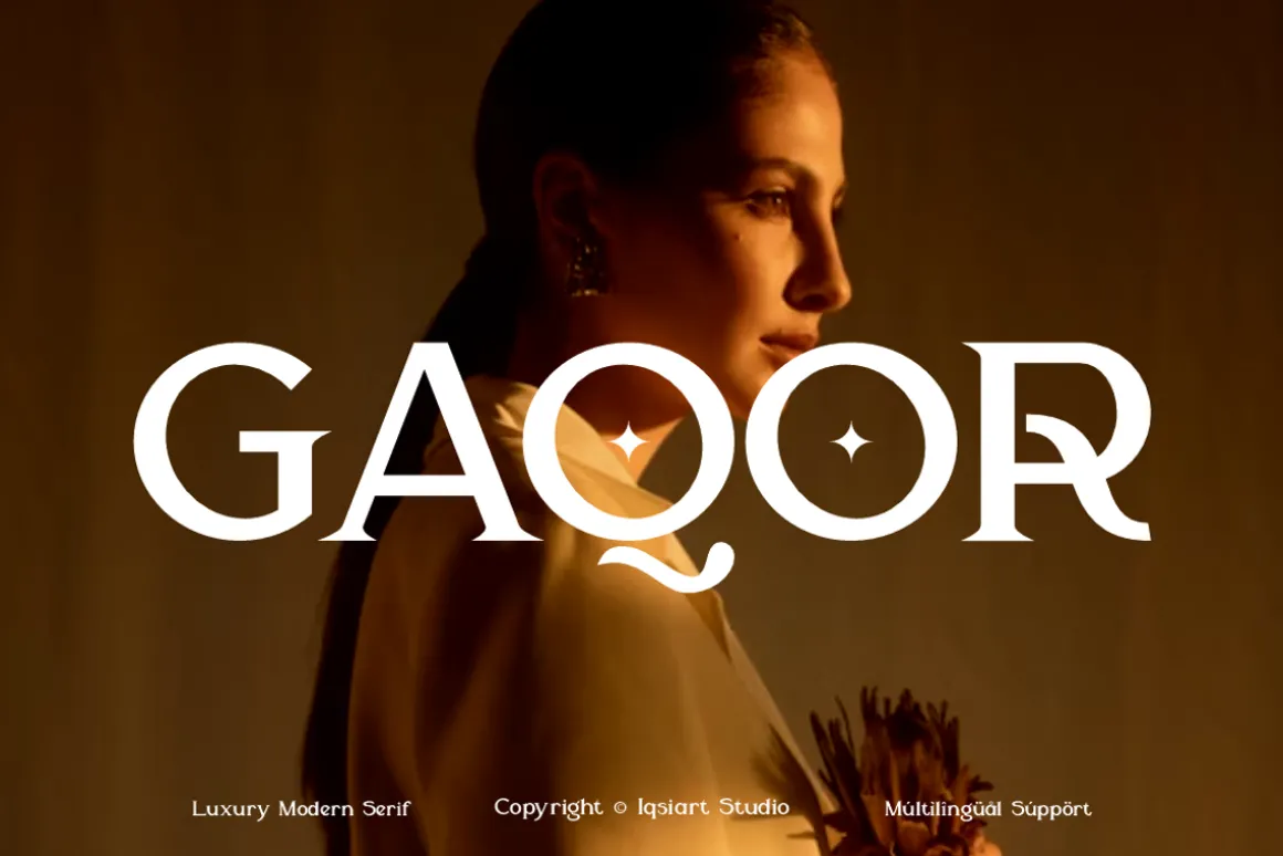 Gaqor - Modern Cinematic Font