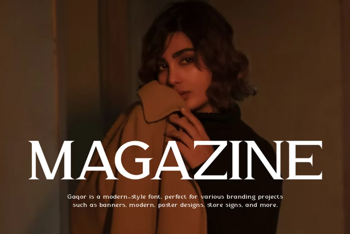 Gaqor - Modern Cinematic Font