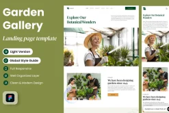 Garden Gallery Landing Page