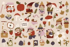 Garden Gnome - Hand drawn clipart