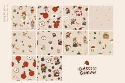 Garden Gnome - Hand drawn clipart