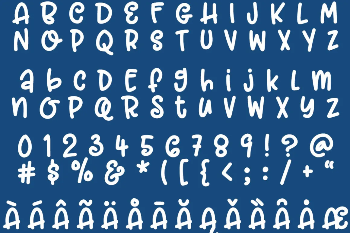 Garlic Butter: a tasty fun font!