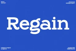GC Regain - Display Bold Slab Serif