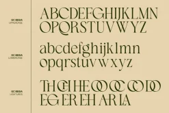 GC Begia - Modern Luxury Typeface