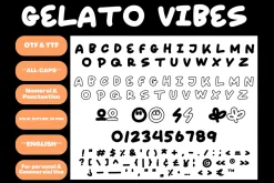 Gelato Vibes Handwritten Street Font