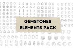 Gemstones elements pack