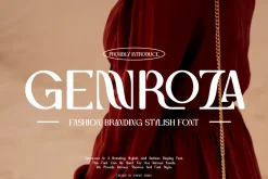 Gennroza - Branding Font