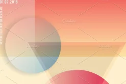 Geometric cover template set.