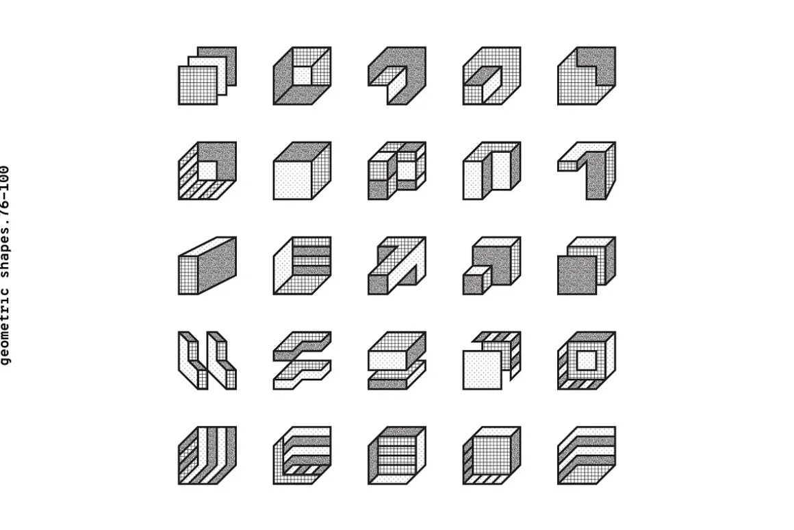Geometric design. Shapes + patterns