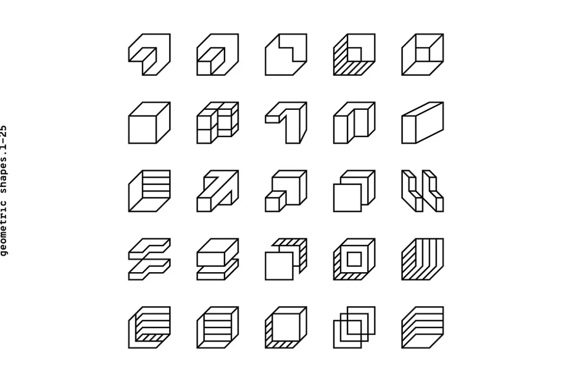 Geometric design. Shapes + patterns