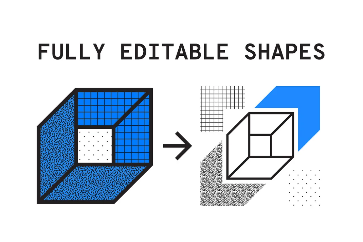 Geometric design. Shapes + patterns