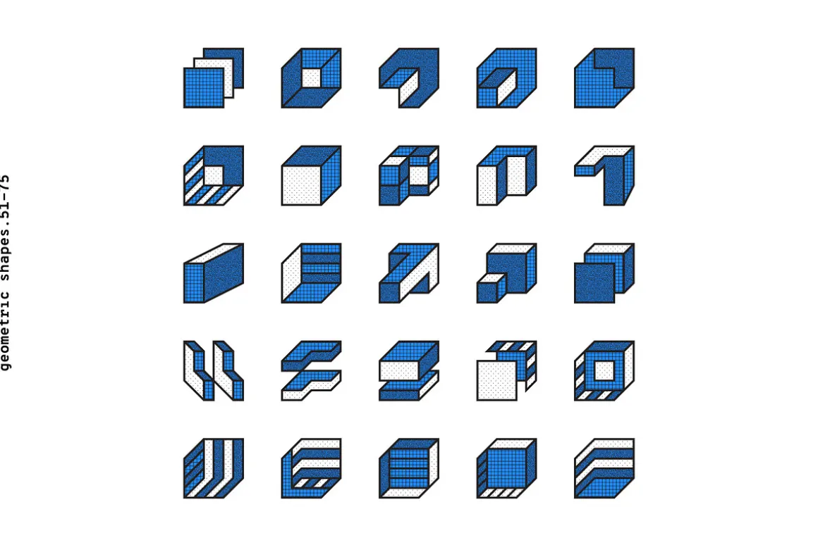 Geometric design. Shapes + patterns