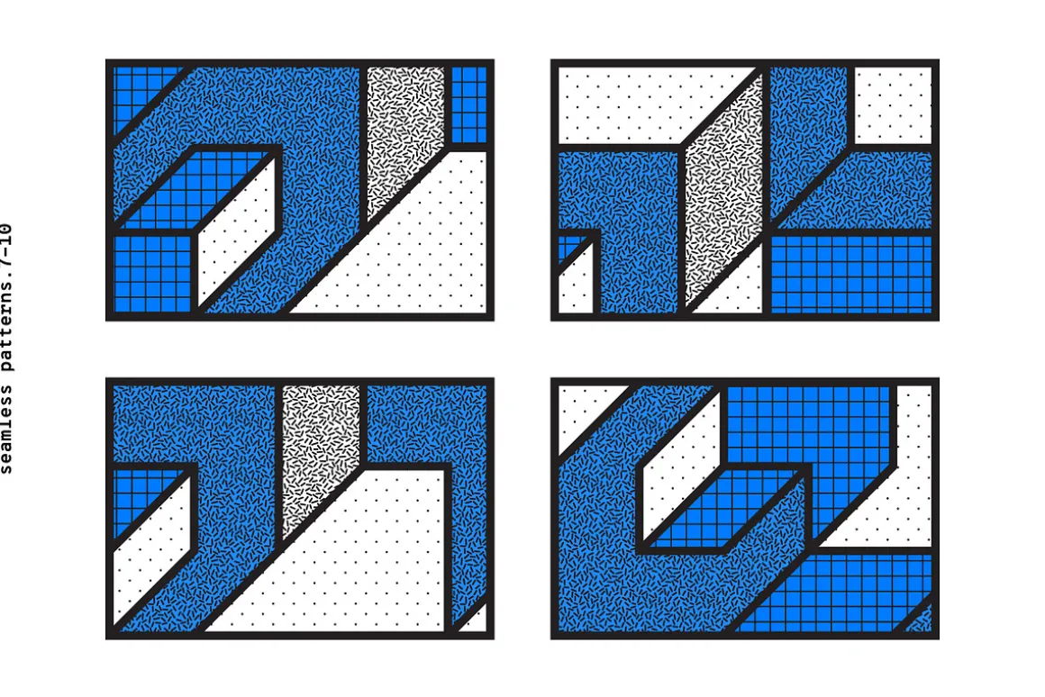 Geometric design. Shapes + patterns