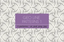 Geometric Line Patterns 2