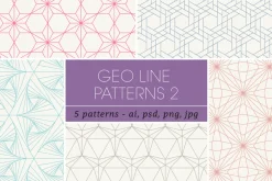 Geometric Line Patterns 2