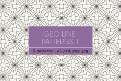 Geometric Line Patterns 2
