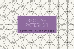 Geometric Line Patterns 2