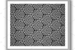 Geometric seamless pattern