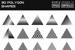 200 Geometric Shapes Vector Design