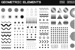 200 Geometric Shapes Vector Design